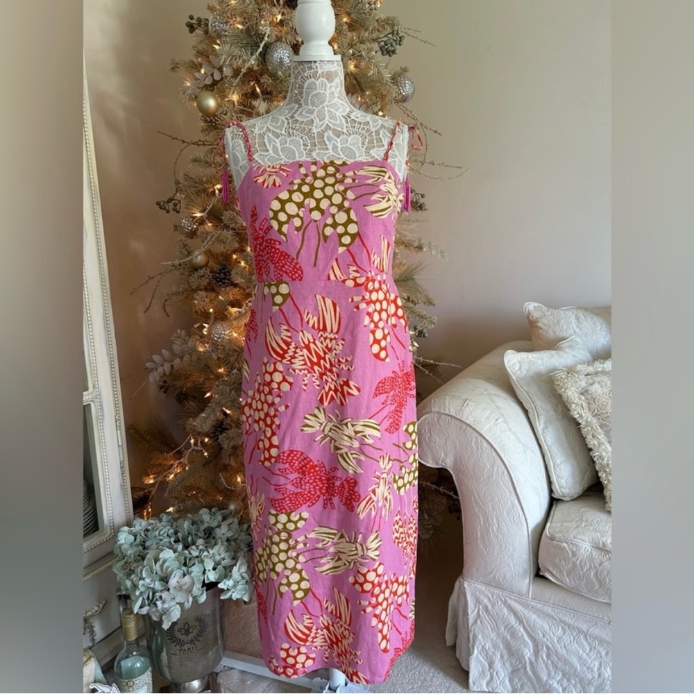 NWOT Rachael Zoe lobster print  Pink Dress - Picture 3 of 16